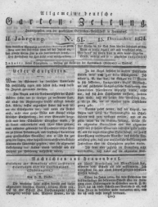 Allgemeine deutsche Garten-Zeitung. 1824.12.15 No.51