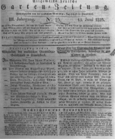 Allgemeine deutsche Garten-Zeitung. 1825.06.18 No.25
