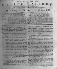 Allgemeine deutsche Garten-Zeitung. 1825.06.25 No.26