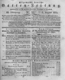 Allgemeine deutsche Garten-Zeitung. 1825.08.06 No.32