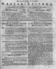 Allgemeine deutsche Garten-Zeitung. 1825.08.13 No.33