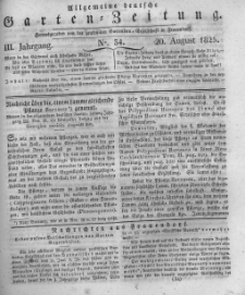Allgemeine deutsche Garten-Zeitung. 1825.08.20 No.34