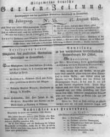 Allgemeine deutsche Garten-Zeitung. 1825.08.27 No.35