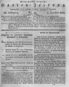 Allgemeine deutsche Garten-Zeitung. 1825.10.08 No.41