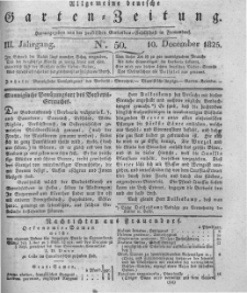 Allgemeine deutsche Garten-Zeitung. 1825.12.10 No.50