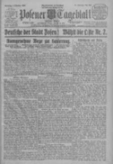 Posener Tageblatt (Posener Warte) 1925.10.04 Jg.64 Nr229