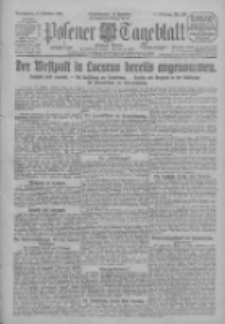 Posener Tageblatt (Posener Warte) 1925.10.17 Jg.64 Nr240