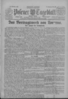 Posener Tageblatt (Posener Warte) 1925.10.22 Jg.64 Nr244