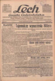 Lech.Gazeta Gnieźnieńska: codzienne pismo polityczne dla wszystkich stan&oacute;w. Dodatki: tygodniowy "Lechita" i powieściowy oraz dwutygodnik "Leszek" 1936.01.28 R.36 Nr22