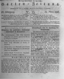 Allgemeine deutsche Garten-Zeitung. 1826.03.29 No.13