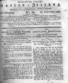 Allgemeine deutsche Garten-Zeitung. 1826.09.27 No.39