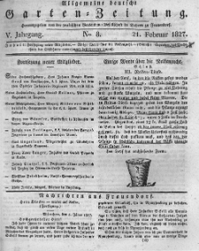 Allgemeine deutsche Garten-Zeitung. 1827.02.21 No.8