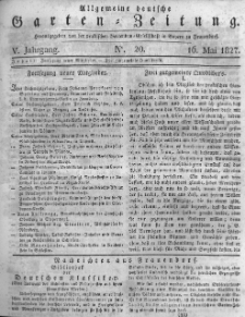 Allgemeine deutsche Garten-Zeitung. 1827.05.16 No.20