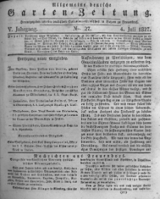 Allgemeine deutsche Garten-Zeitung. 1827.07.04 No.27