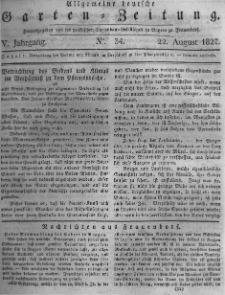 Allgemeine deutsche Garten-Zeitung. 1827.08.22 No.34