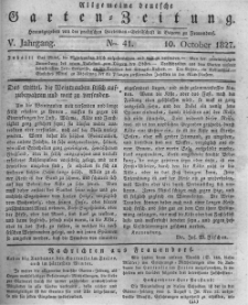 Allgemeine deutsche Garten-Zeitung. 1827.10.10 No.41