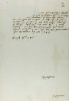 Joannes Tymmermann custos Varmiensis, ex Warmia 16.05.1544