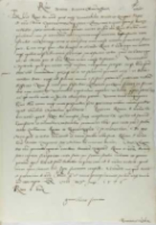 Nicolaus Loka canonicus canonicus Varmiensis, Rzym 12.06.1546