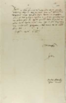 Paulus Plotowski prepositus Varmiensis, Warmia 18.11.1546