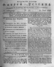 Allgemeine deutsche Garten-Zeitung. 1828.06.25 No.26