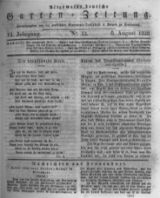 Allgemeine deutsche Garten-Zeitung. 1828.08.06 No.32