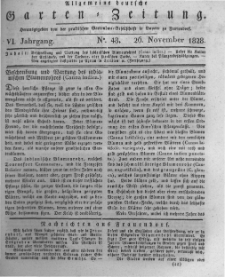 Allgemeine deutsche Garten-Zeitung. 1828.11.26 No.48