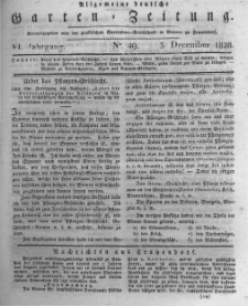 Allgemeine deutsche Garten-Zeitung. 1828.12.03 No.49