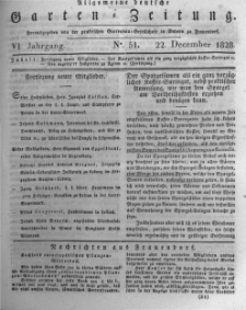 Allgemeine deutsche Garten-Zeitung. 1828.12.22 No.51