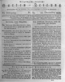 Allgemeine deutsche Garten-Zeitung. 1828.12.29 No.52
