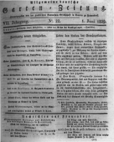 Allgemeine deutsche Garten-Zeitung. 1829.06.01 No.22