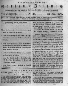 Allgemeine deutsche Garten-Zeitung. 1829.06.22 No.25