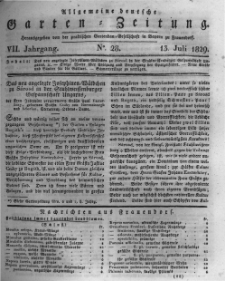 Allgemeine deutsche Garten-Zeitung. 1829.07.13 No.28