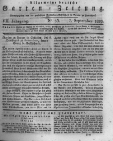 Allgemeine deutsche Garten-Zeitung. 1829.09.07 No.36