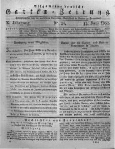 Allgemeine deutsche Garten-Zeitung. 1832.06.13 No.24