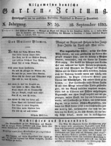 Allgemeine deutsche Garten-Zeitung. 1832.09.28 No.39