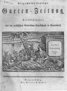 Allgemeine deutsche Garten-Zeitung. 1834.01.01 No.1