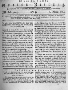 Allgemeine deutsche Garten-Zeitung. 1834.03.01 No.9