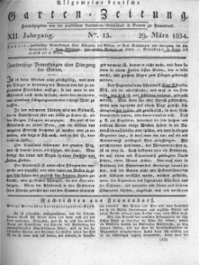 Allgemeine deutsche Garten-Zeitung. 1834.03.29 No.13