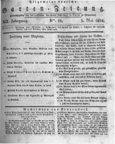 Allgemeine deutsche Garten-Zeitung. 1834.05.03 No.18