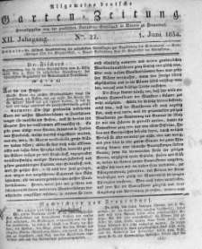 Allgemeine deutsche Garten-Zeitung. 1834.06.01 No.22