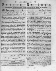 Allgemeine deutsche Garten-Zeitung. 1834.06.08 No.23