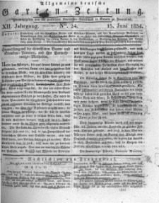 Allgemeine deutsche Garten-Zeitung. 1834.06.15 No.24