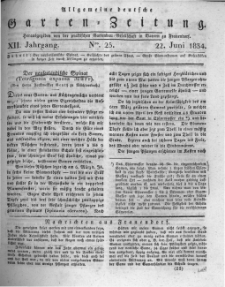 Allgemeine deutsche Garten-Zeitung. 1834.06.22 No.25