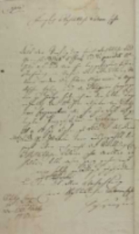Kopia dokumentu Königliche Preussen Salerien Kasse 23.10.1823