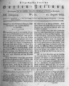 Allgemeine deutsche Garten-Zeitung. 1834.08.17 No.33