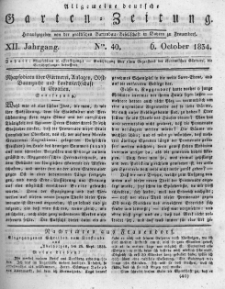 Allgemeine deutsche Garten-Zeitung. 1834.10.06 No.40