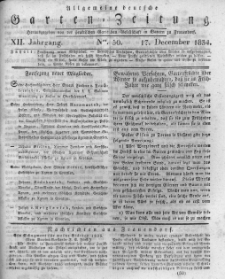 Allgemeine deutsche Garten-Zeitung. 1834.12.17 No.50