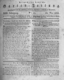 Allgemeine deutsche Garten-Zeitung. 1835.05.24 No.21