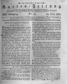 Allgemeine deutsche Garten-Zeitung. 1835.06.28 No.26