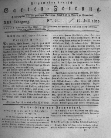 Allgemeine deutsche Garten-Zeitung. 1835.07.12 No.28